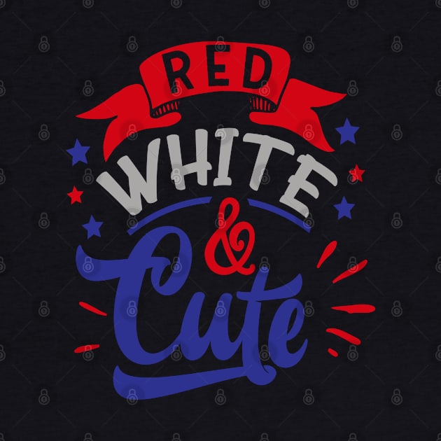 RED WHITE AND CUTE - 4TH OF JULY CELEBRATION DESIGN by iskybibblle